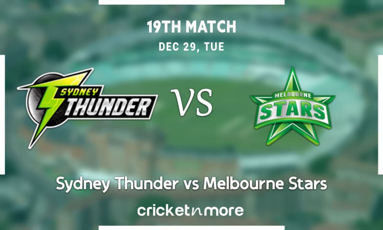 image for cricket Melbourne Stars vs Sydney Thunder