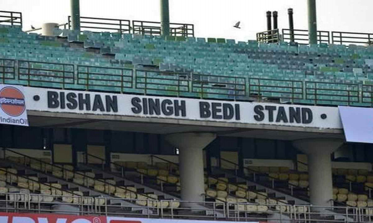 image for cricket bishan singh bedi stand at feroz shah kotla