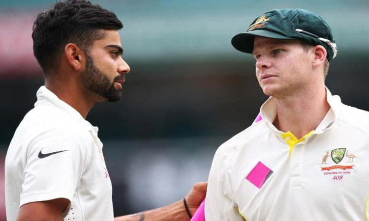 Image of Cricketer Virat Kohli and Steve Smith