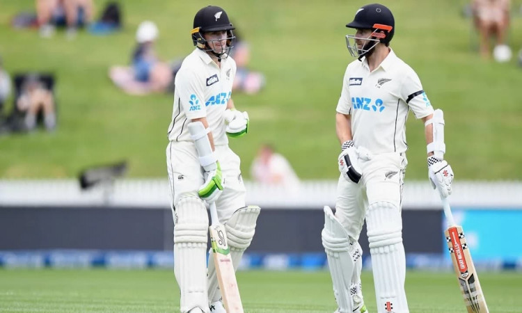 image for cricket kane williamson and tom latham first test 