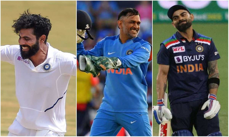 ravindra jadeja equals ms dhoni and virat kohli record of playing 50 matches in each format