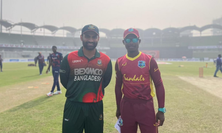 West Indies opt to bowl first against Bangladesh in third odi