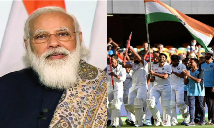 PM Modi laud Team India after their scintillating win in Australia