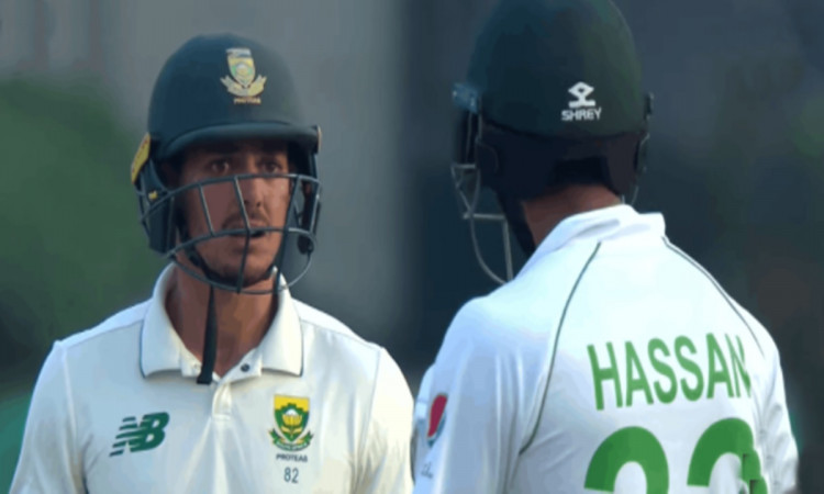 Cricket Image for  VIDEO Fight Between Quinton De Kock And Hasan Ali 