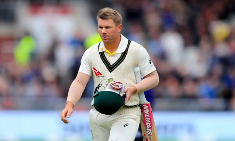 Image of Cricket Australian Batsman David Warner Showed Aggressive Attitude for the Third Test