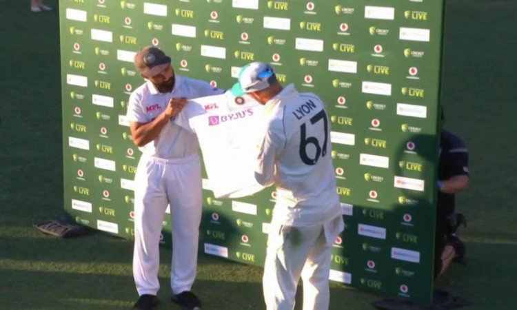 Cricket Image for VIDEO : 'अरे भाई, एक ही दिल है कितनी बार जीतोगे रहाणे', भारतीय कप्तान ने लॉयन को द