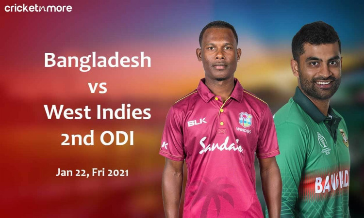 Cricket Image for Bangladesh vs West Indies, 2nd ODI – Fantasy Cricket XI Tips, Prediction & Probabl