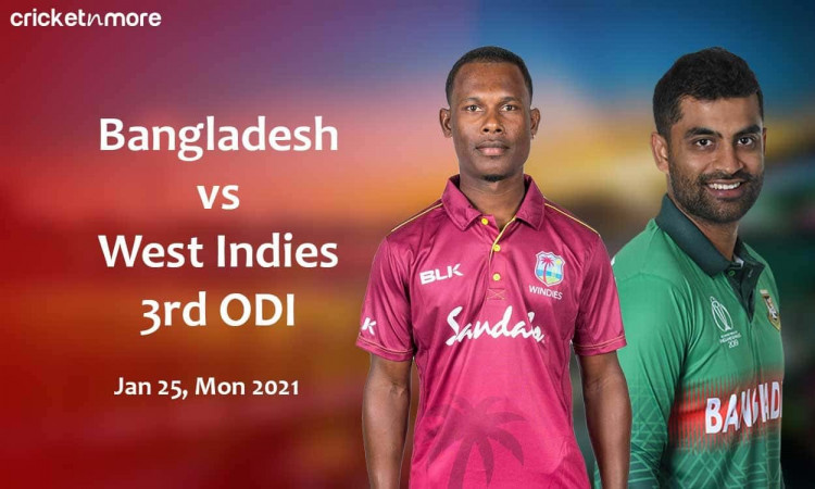 Cricket Image for Bangladesh vs West Indies, 3rd ODI – Fantasy Cricket XI Tips, Prediction & Probabl