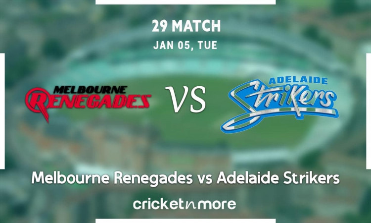 image for cricket adelaide strikers vs melbourne renegades 