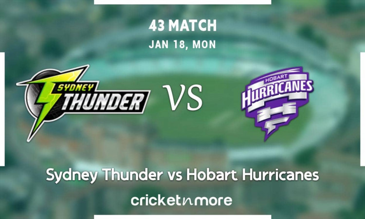 Hobart Hurricanes vs Sydney Thunder 