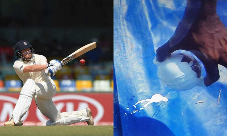 Cricket Image for VIDEO : जॉनी बेयरस्टो ने मारा ऐसा छक्का 'लाल गेंद हो गई सफेद', बाद में अंपायर्स को