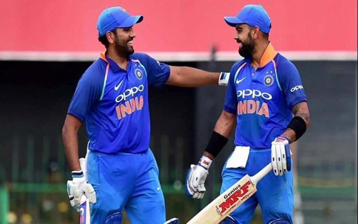 आईसीसी की वनडे रैकिंग में पहले दो स्थान पर कोहली और रोहित का दबदबा Kohli and Rohit dominate the first two places in ICC ODI ranking