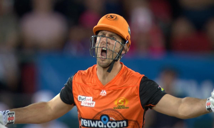 Cricket Image for Mitchell Marsh Fined For Showing Dissent To Umpire During BBL Knockout 