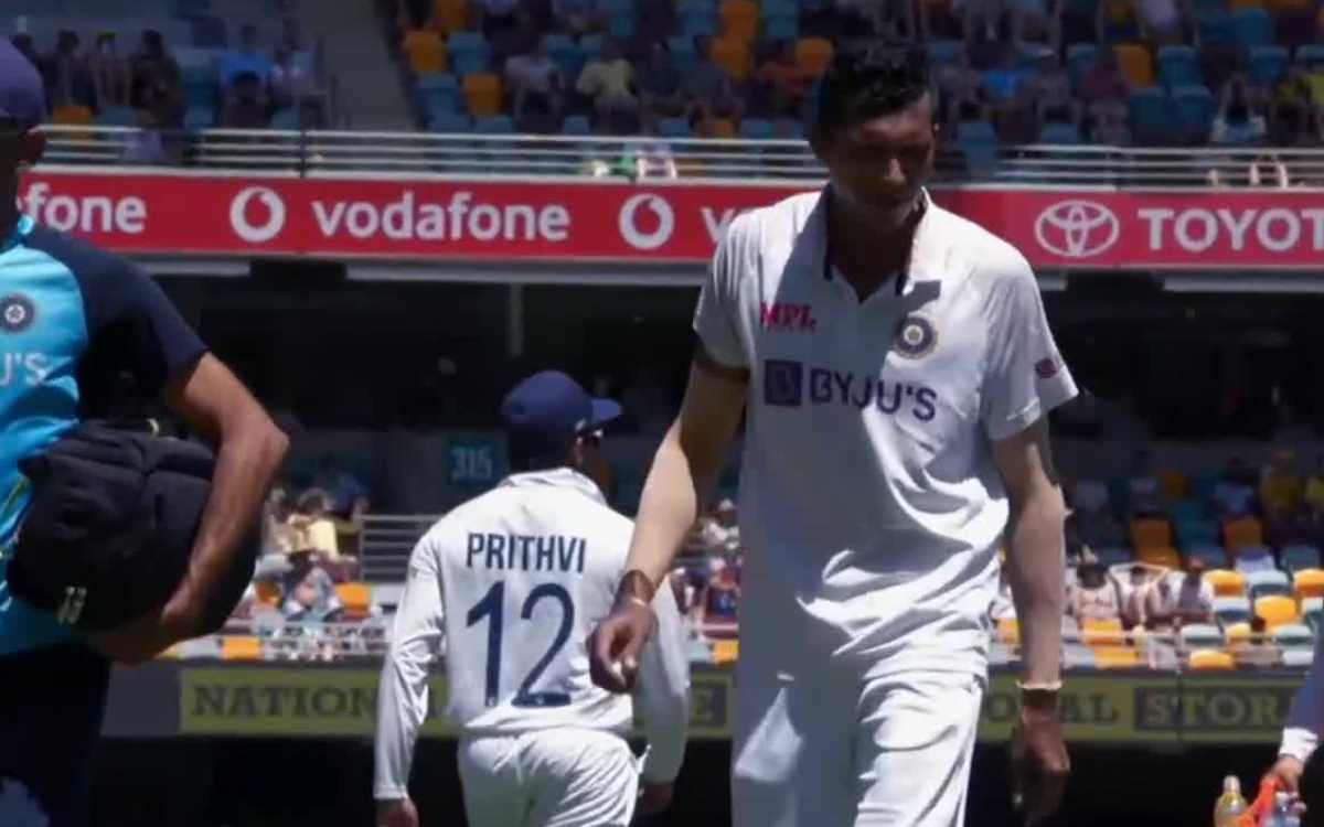 navdeep saini injured during bowling because of groin stretched against australia brisbane test navdeep saini injured during bowling because of groin stretched against australia brisbane test