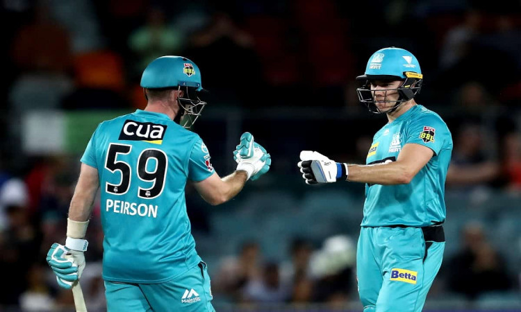 Cricket Image for Sam Heazlett Powers Brisbane Heat To 7 Wicket Win Over Sydney Thunder