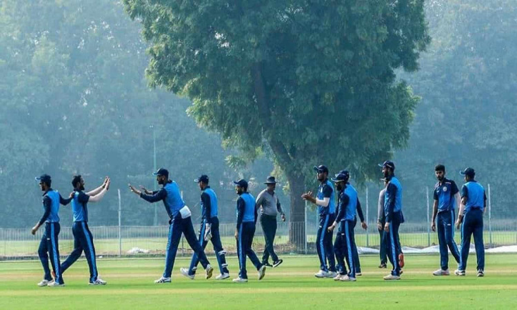 Image of Cricket Baroda defeating Himachal Pradesh by 4 wickets in the tournament