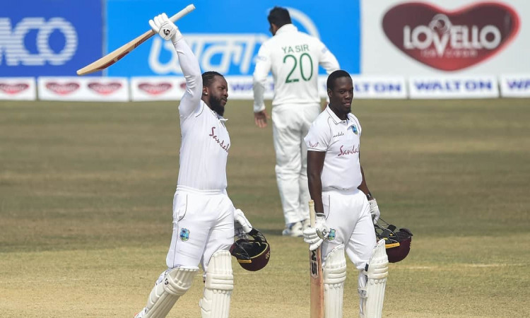 Cricket Image for 1st Test: Kyle Mayers' 210 Leads Windies To Miraculous 3-Wicket Win Against Bangla