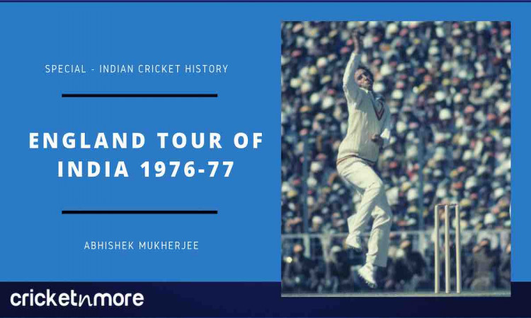 Cricket Image for Cricket History - England Tour Of India 1976-77
