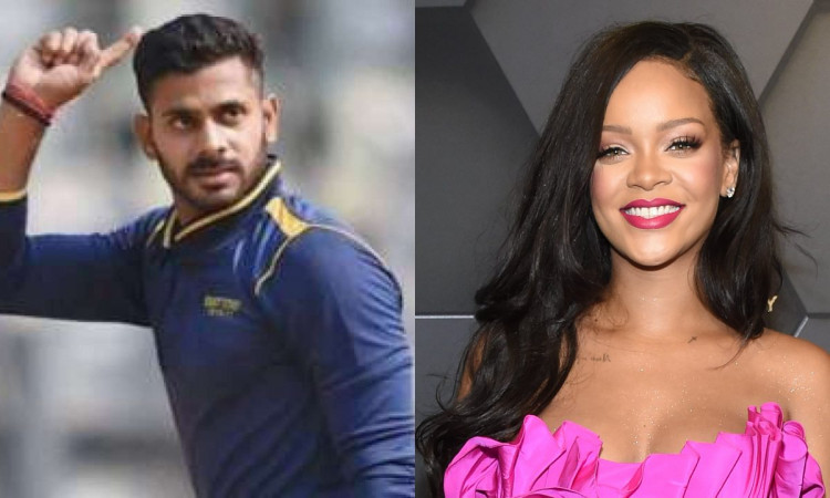 Cricket Image for Manoj Tiwari Indirectly Supports Rihanna