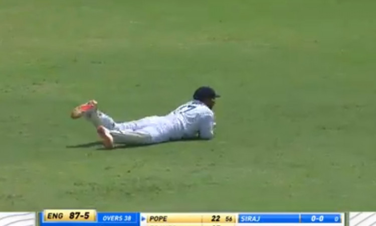 Cricket Image for  Rishabh Pant Takes A Blinder To Dismiss Ollie Pope