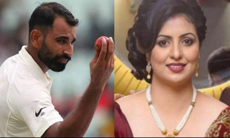 Cricket Image for Mohammed Shami Wife Hasin Jahan Changes Daughter Surname in Hindi