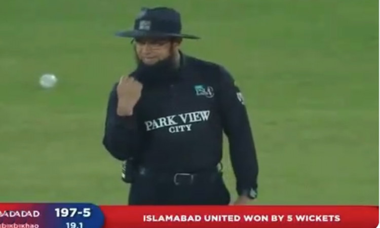 Cricket Image for Pakistan Super League 2021 Aleem Dar Troll Karachi Kings Players After They Lose R