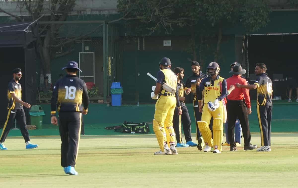 Jagadeesan, Aparajith, Shahrukh star in Tamil Nadu win in Vijay Hazare Trophy Jagadeesan, Aparajith, Shahrukh star in Tamil Nadu win in Vijay Hazare Trophy