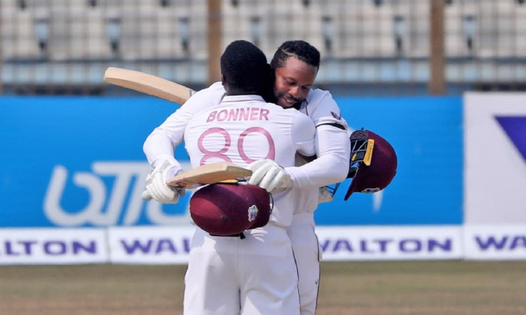 Cricket Image for Ban vs Wi West Indies Historic Win In Test Match Against Bangladesh With Double Ce