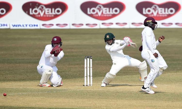 Cricket Image for Bangladesh, West Indies Share Opening-Day Honours