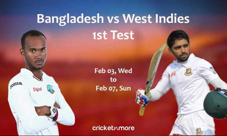 Cricket Image for Bangladesh vs West Indies 1st Test, Fantasy Cricket XI Tips, Prediction and Probab