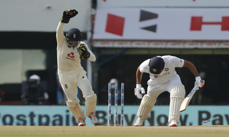 Cricket Image for Ben Foakes Impresses With His Wicket-Keeping Skills At 'Tricky' Chennai Pitch