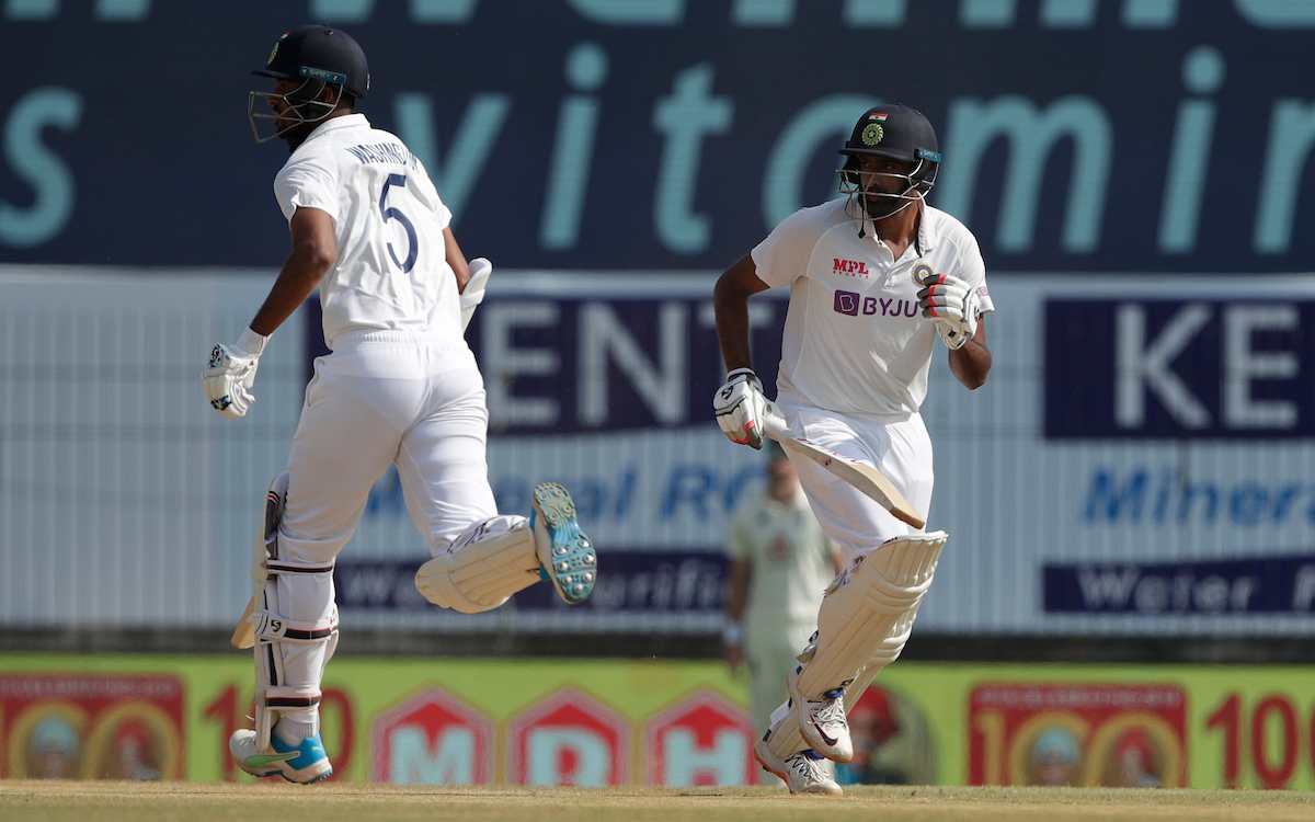 Washington Sundar And Ravichandran Ashwin India vs England First Test