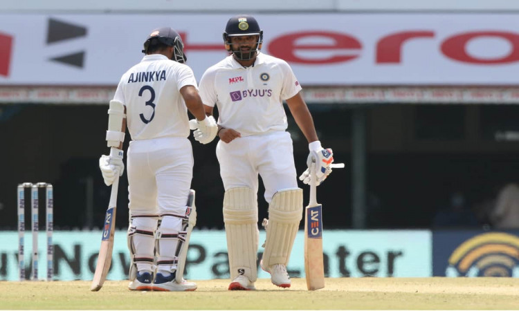Cricket Image for Ind Vs Eng Rohit And Rahanes Partnership Put India In Strong Position At Test Cric