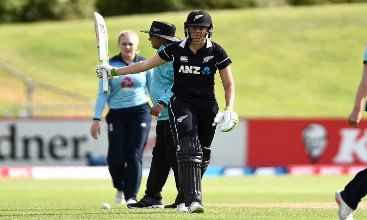 Cricket Image for New Zealand Beat England Womens Team By 7 Wickets With Amy Sethravets Century Inni