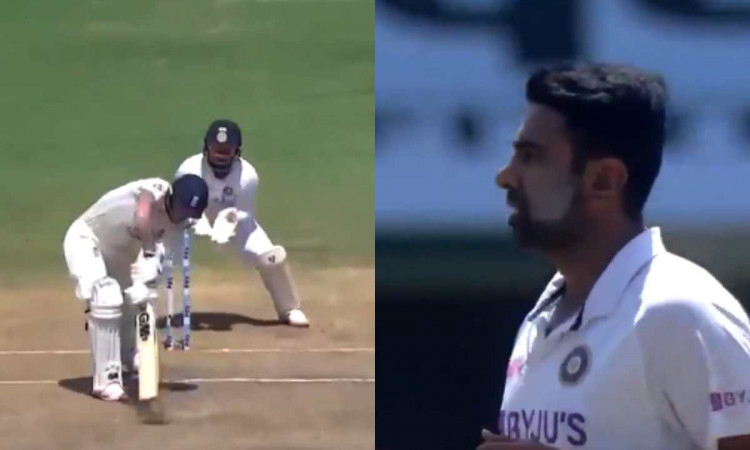 Cricket Image for VIDEO : 'ये नहीं देखा तो क्या देखा', अश्विन की 'ड्रीम बॉल' पर क्लीन बोल्ड हुए बेन 