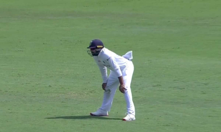 Cricket Image for 'स्लिप में हैल्मेट कौन पहनता है भाई', चेन्नई टेस्ट के पहले दिन रोहित ने फिर किया 