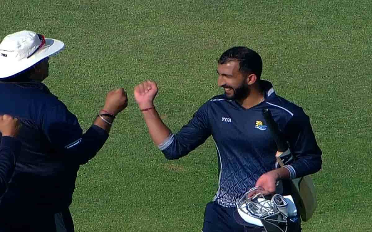 विजय हजारे ट्रॉफी में हिमाचल ने राजस्थान को 4 विकेट से हराया Himachal beat Rajasthan by 4 wickets in Vijay Hazare Trophy