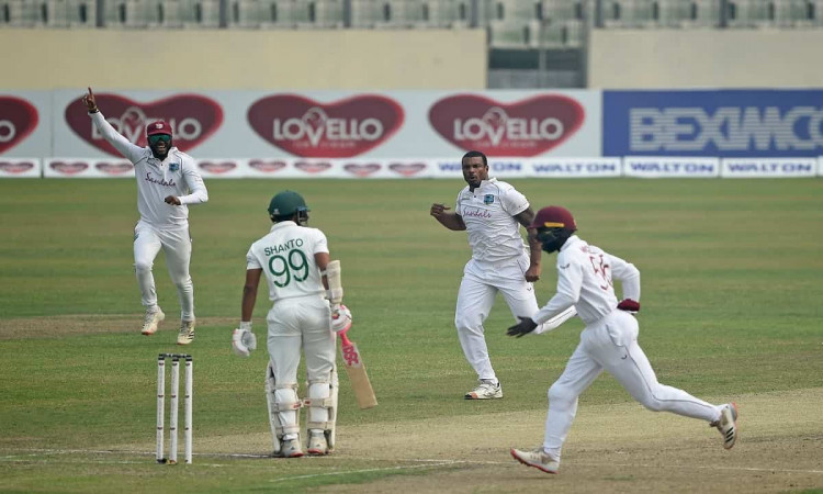 Cricket Image for BAN vs WI:  Windies Put Bangladesh Under Pressure In Day Two Of Second Test