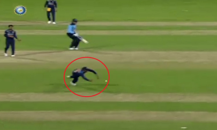 Cricket Image for India Vs England Rohit Sharma Brillian Fielding Watch Video