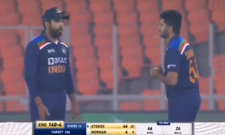Cricket Image for Rohit Sharma Takes Charge Of The Team During 4th T20 Watch Video