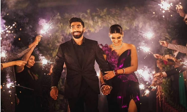 Cricket Image for Jasprit Bumrah Trolled After He Shared A Pictures From His Wedding Celebrations