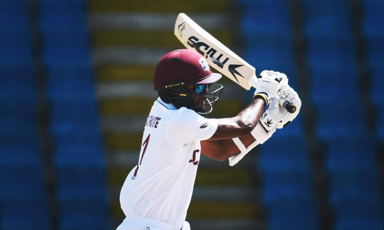 Cricket Image for WI vs SL: कप्तान क्रैग ब्रैथवेट ने वेस्टइंडीज को संकट से निकाला