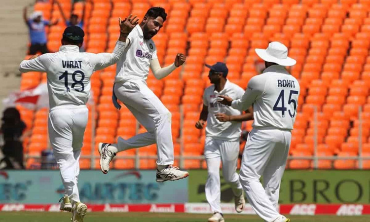 Cricket Image for चौथा टेस्ट,(टी-रिपोर्ट): अक्षर पटेल,मोहम्मद सिराज ने इंग्लैंड के 5 बल्लेबाजों को प