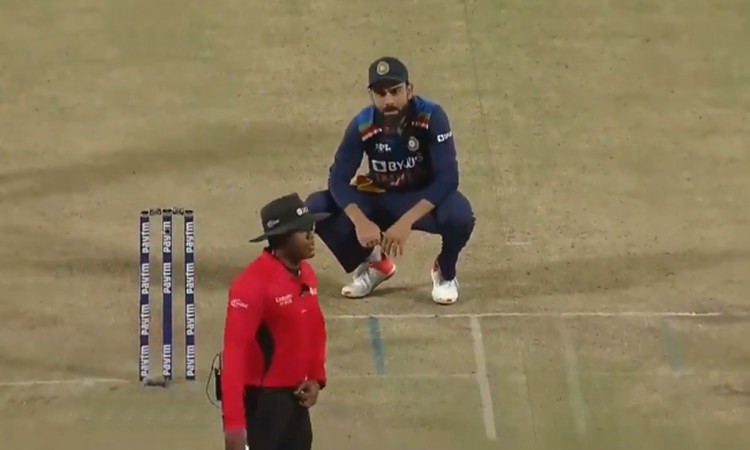 Cricket Image for Nitin Menon Ignores Virat Kohli When He Tries To Discuss Ben Stokes Run Out