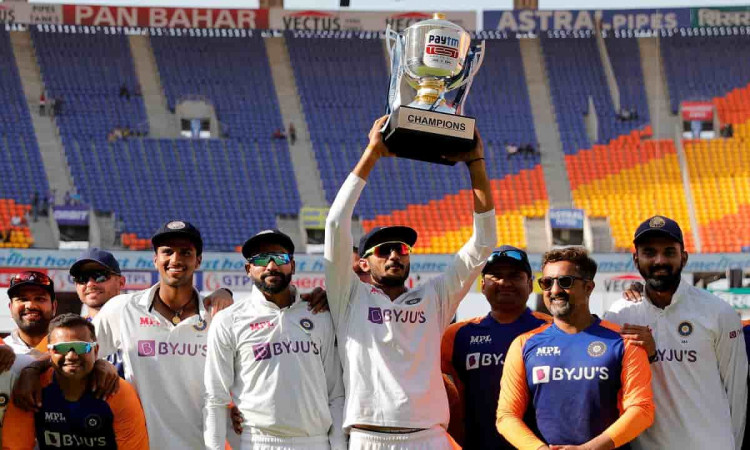 Cricket Image for टीम इंडिया ने किया कमाल,घर में जीती लगातार 13वीं टेस्ट सीरीज