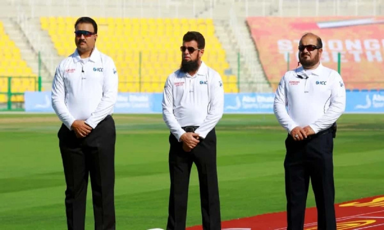  Ahmad Shah Pakhtin become Afghanistan's first onfield test umpire