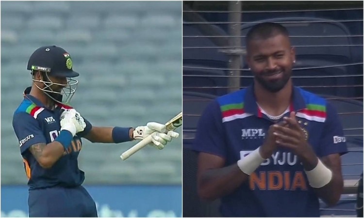 Cricket Image for VIDEO : 'दिल जीत लेगा हार्दिक का ये रिएक्शन', भाई क्रुणाल पांड्या की फिफ्टी पर भाव
