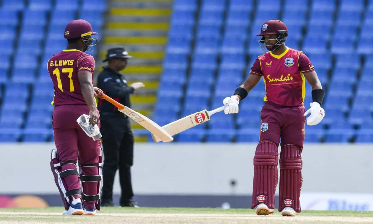 Cricket Image for Hope Century Leads Windies To Victory In 1st ODI As Gunathilaka Out Obstructing Fi