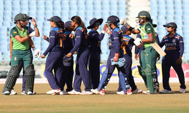 Cricket Image for By Winning The Last T20 Match Against South Africa Indian Womens Team Has A Chance