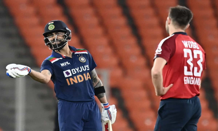 Cricket Image for Mark Wood Was In Awe Of Virat Kohli's Six During 3rd T20I